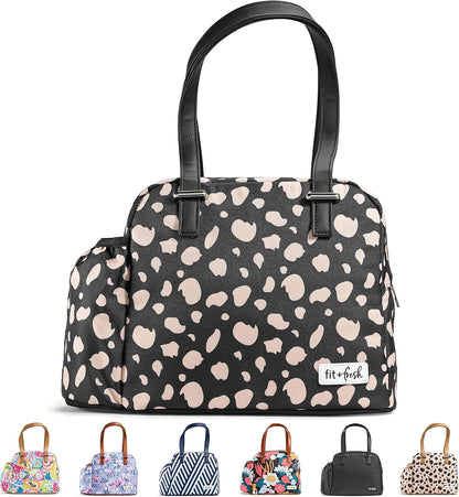 FIT & FRESH LUNCH BAG,LAVENDER CATS