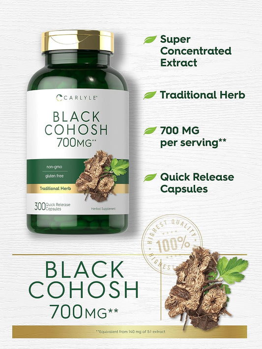 BLACK COHOSH 700MG CAP 100CT NAT TRU