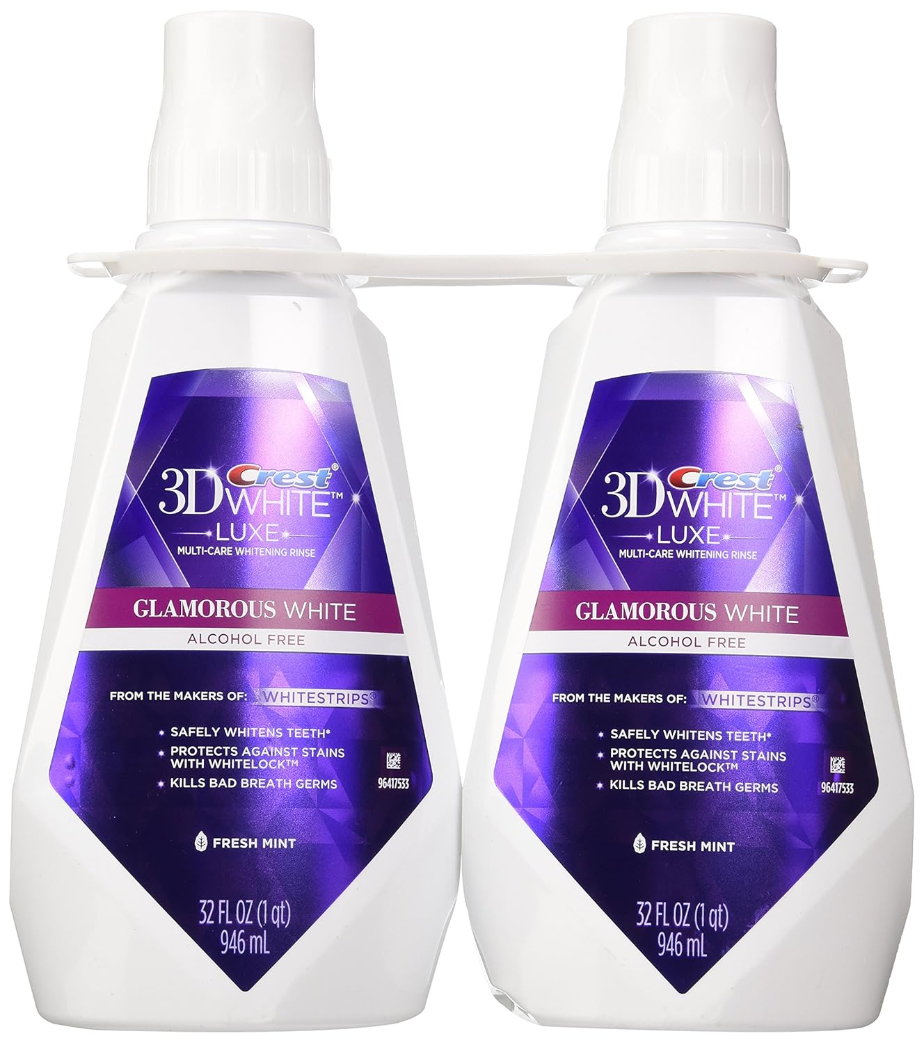 CREST 3D WHITE RINSE MINT LIQ 237ML