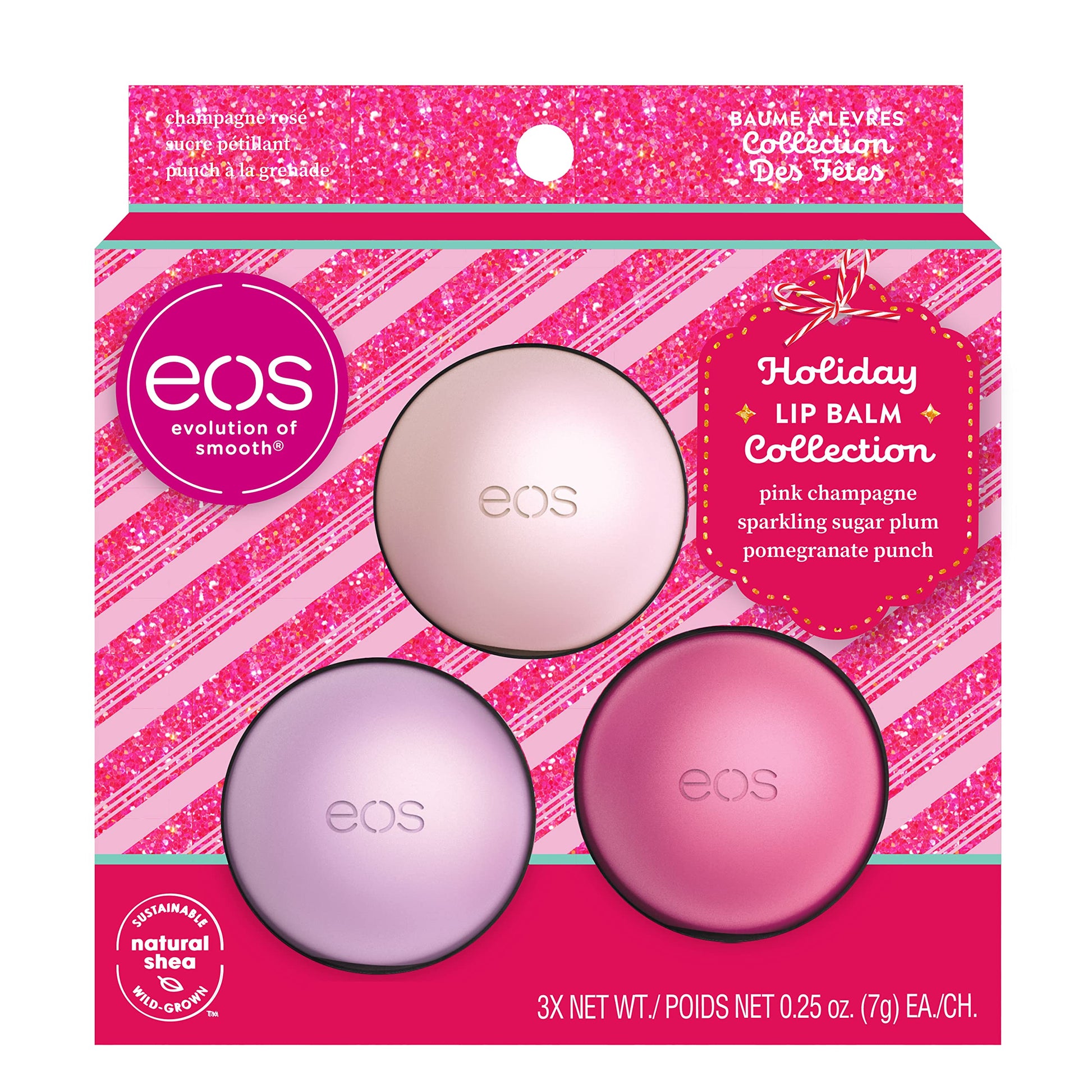 eos Limited Edition Lip Balm Variety Pack - Sunrise Smoothie, 4 count