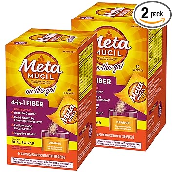 METAMUCIL PSYLLIUM 4IN1 FIBER PWD 28.1OZ