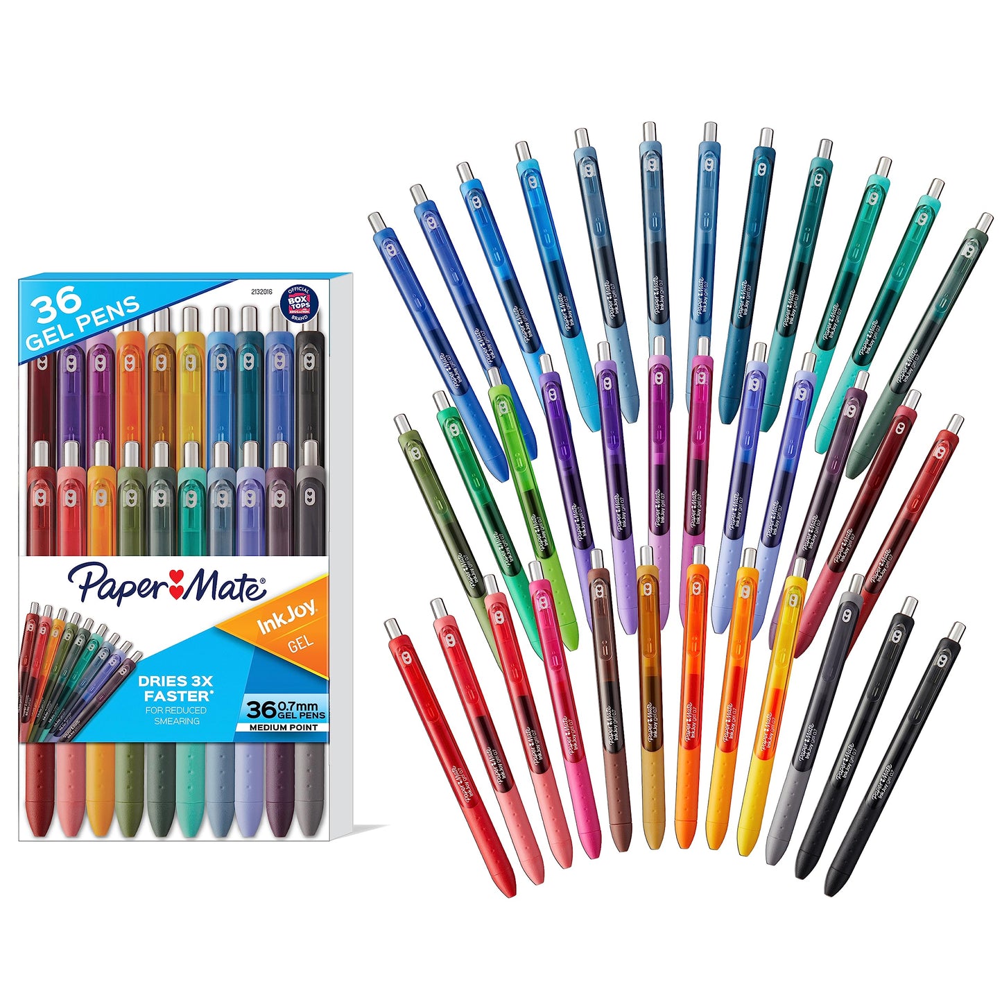 Paper Mate Inkjoy Gel Medium Point Pens - Assorted Pastels, 6 count