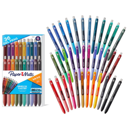 Paper Mate Inkjoy Gel Medium Point Pens - Assorted Pastels, 6 count