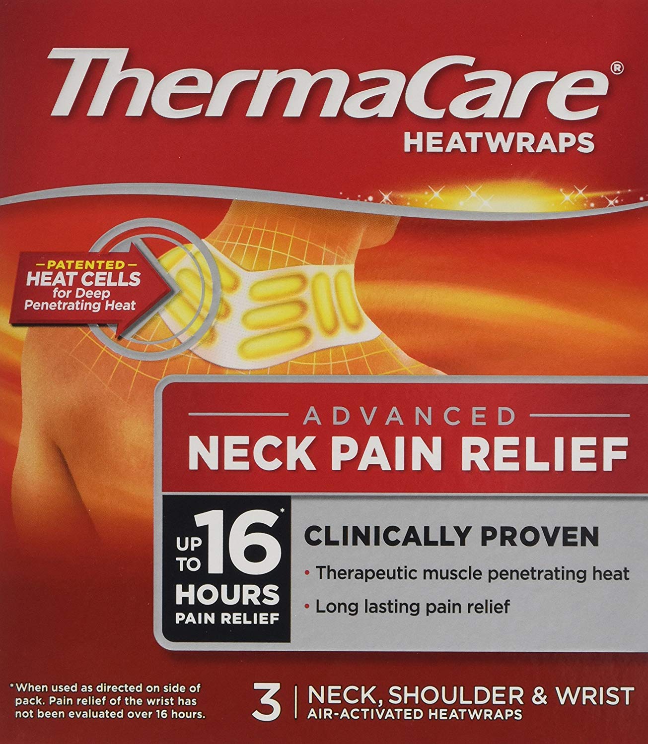 THERMACARE PAIN THERAPY NECK PCH 3CT