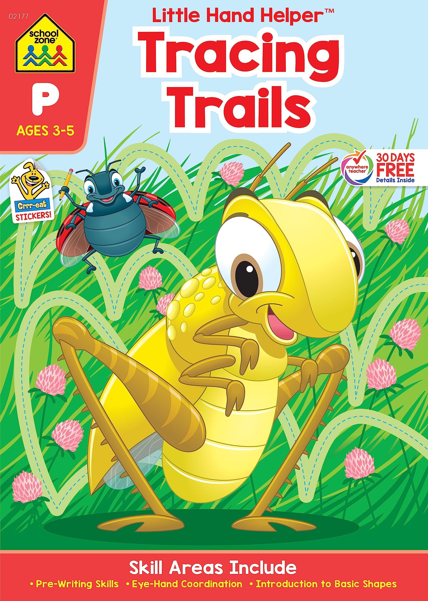 School Zone Tracing Trails Preschool Workbook
