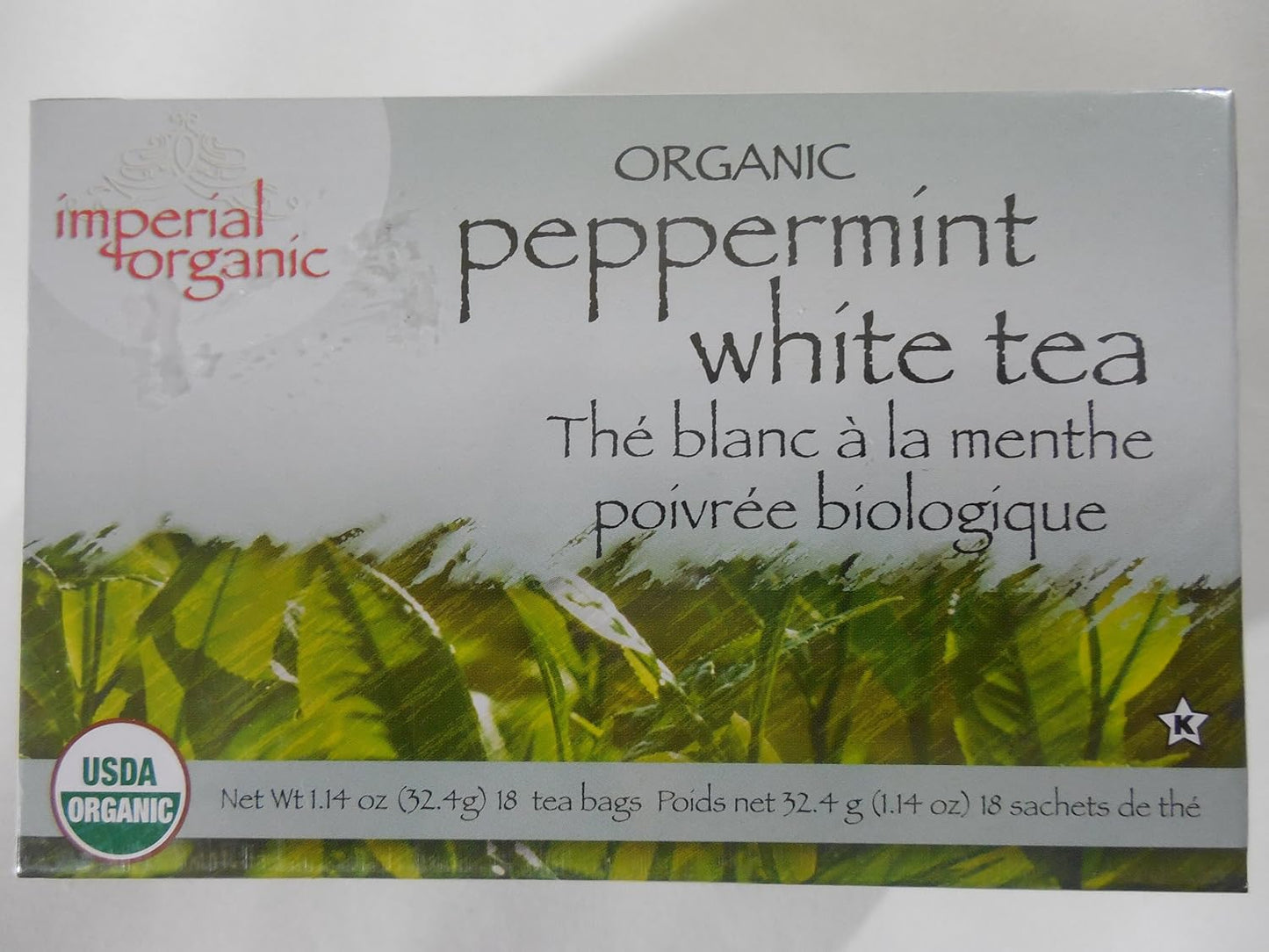 UNCLE LEE'S TEA TEA,OG1,IMP PPRMNT WHITE