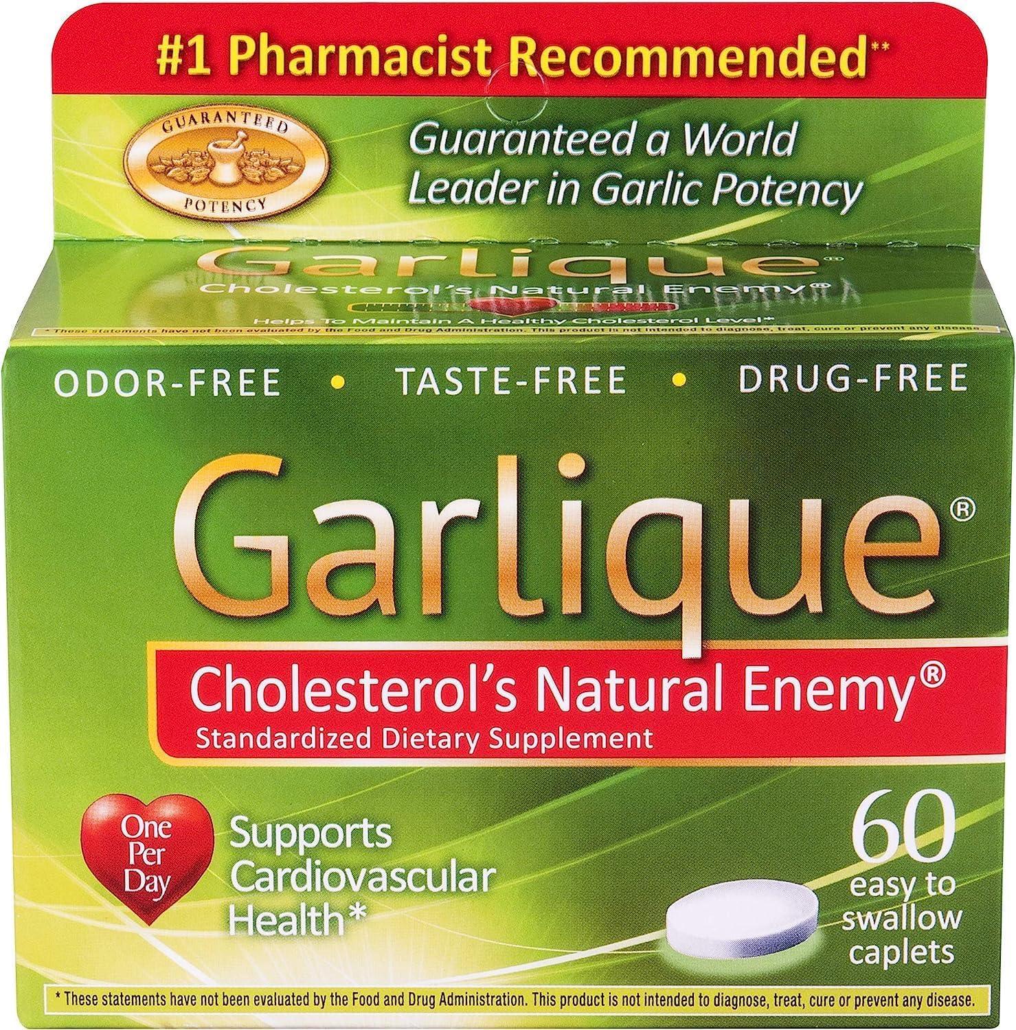 GARLIQUE GARLIC CAPLETS 30CT