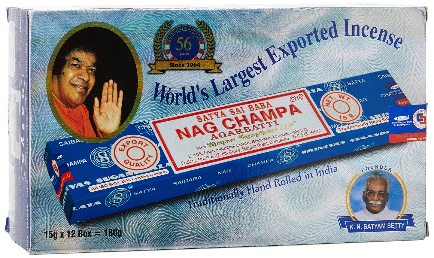SAI BABA INCENSE,NAG CHAMPA