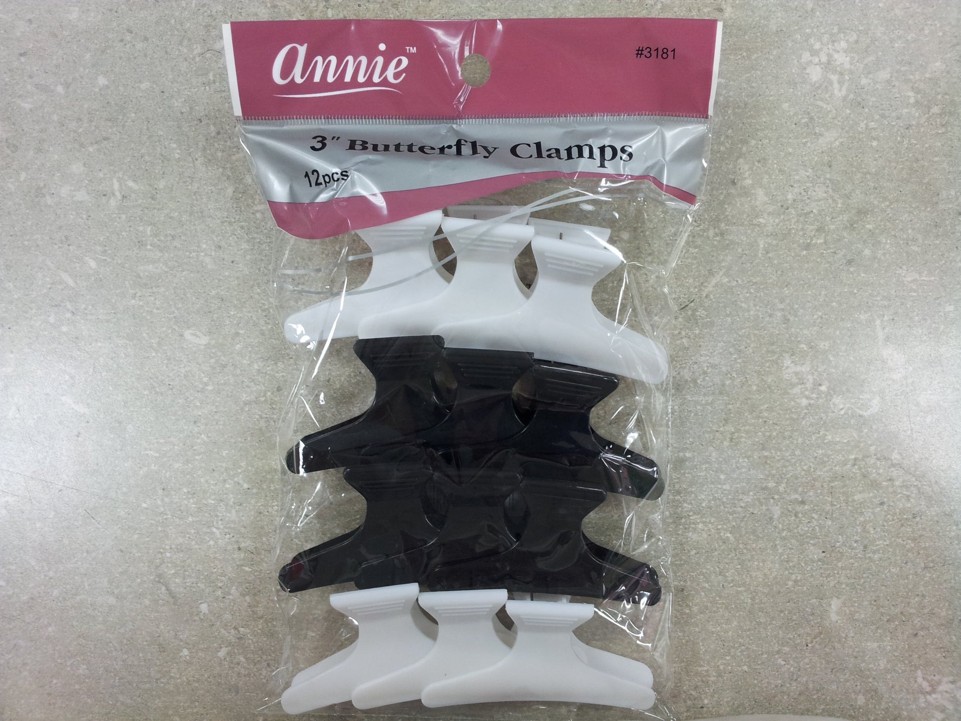 ANNIE BUTTERFLY CLAMPS 6CT#3178
