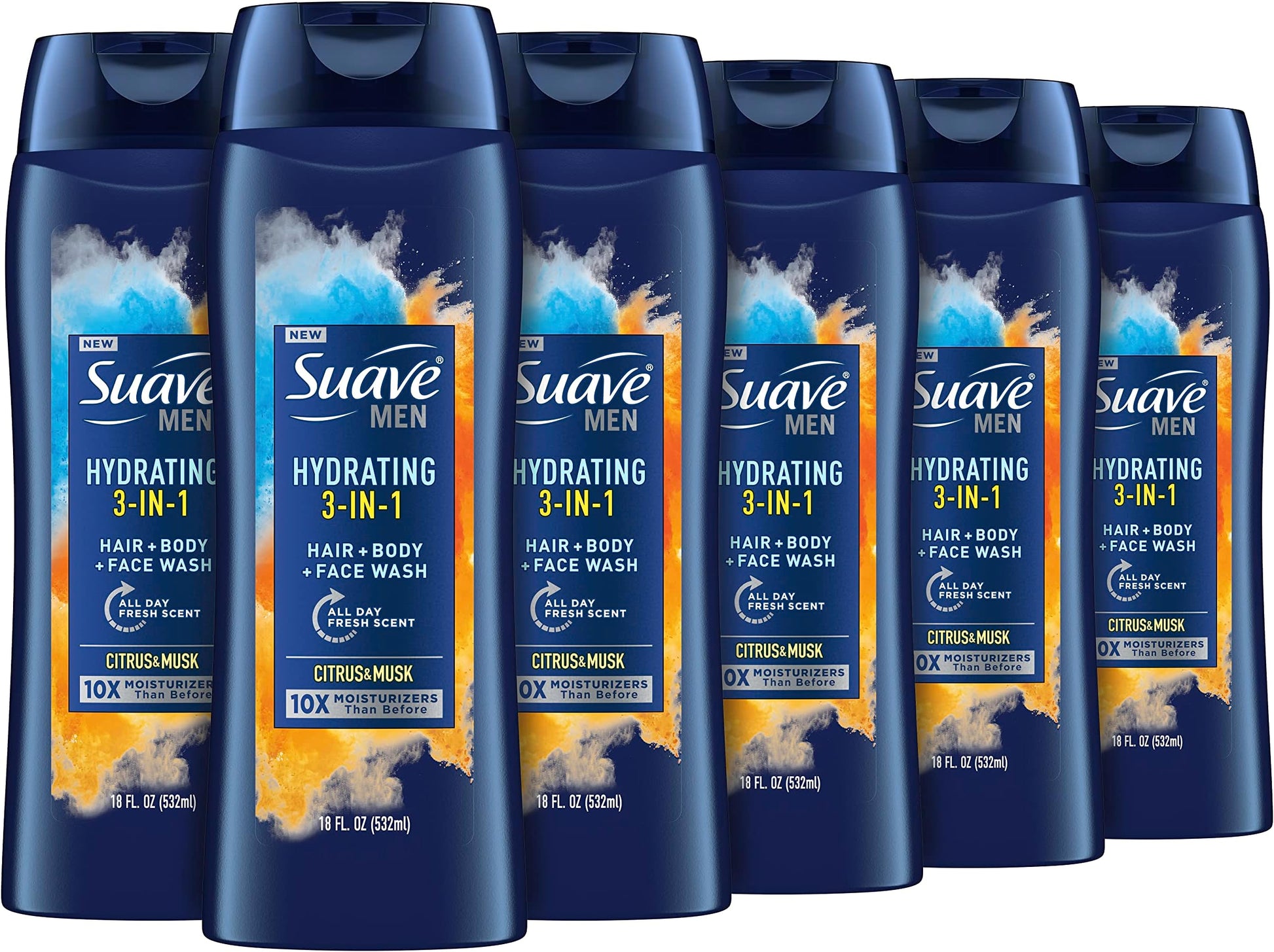 SUAVE MENS BDY WSH LQ 15OZ REFRSH
