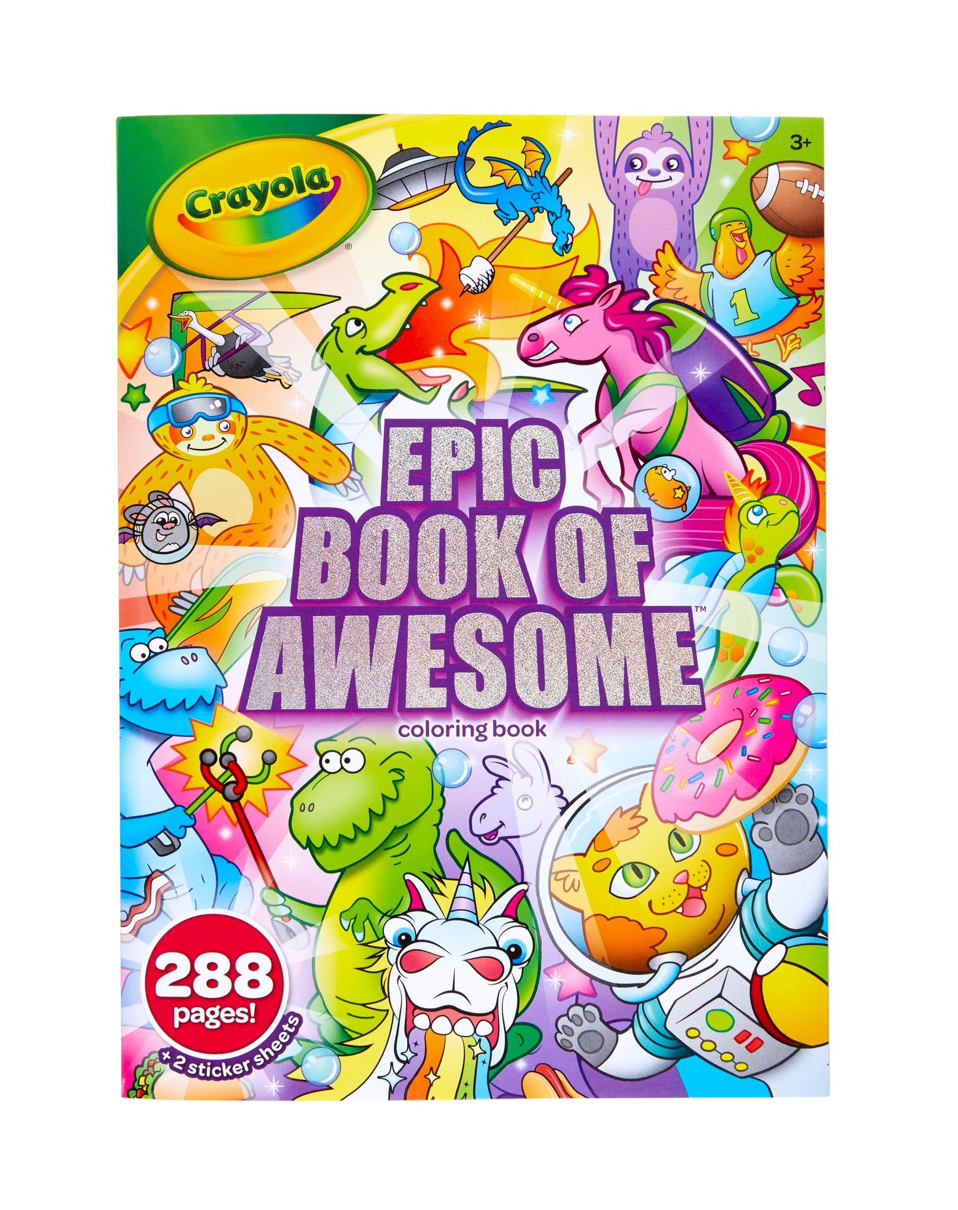 Crayola Epic Book of Awesome Coloring Book, 288 pages