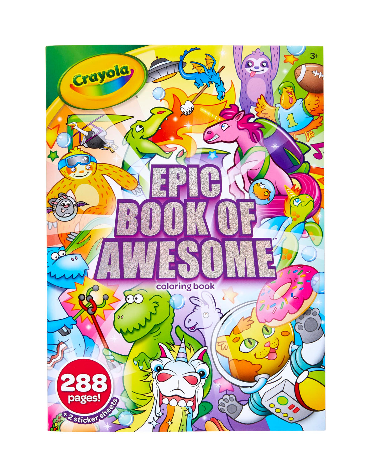 Crayola Epic Book of Awesome Coloring Book, 288 pages