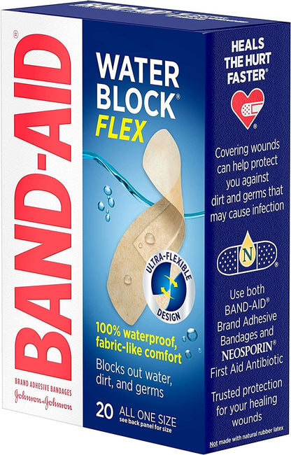 Band-Aid Water Block Flex 20 Count All One Size