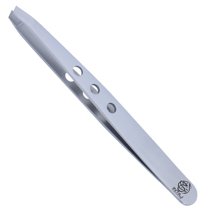 Hb Pro Eyebrow Tweezers Slant Tip Pink (3in) Matte Finish