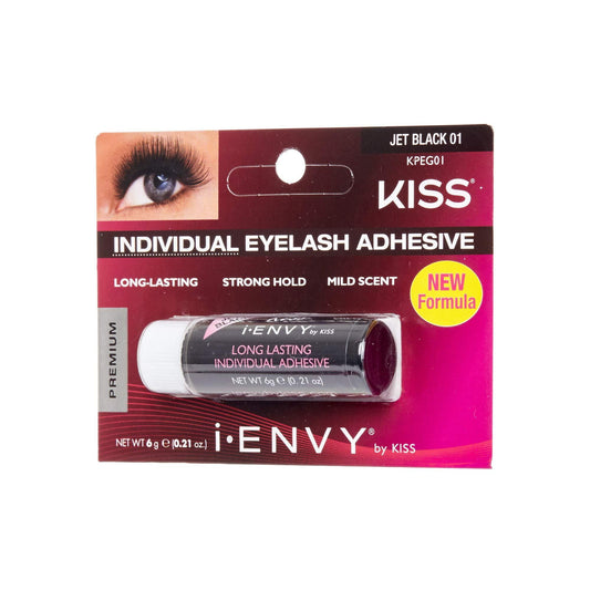 Kiss I Envy Individual Eyelash Adhesive Jet Black 01 0.25oz