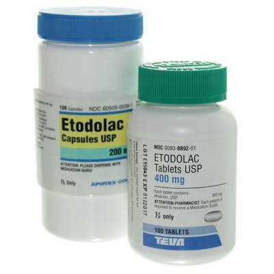 ETODOLAC CP 200MG 100