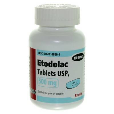 ETODOLAC TB 500MG 100 ER
