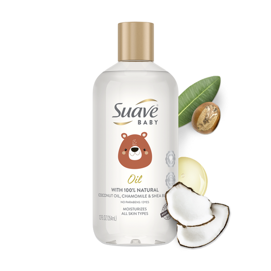 Suave Baby Oil 12oz .