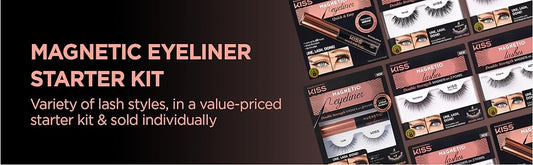 KISS Biotin Infused Magnetic Eyeliner and Lash Kit - Charm