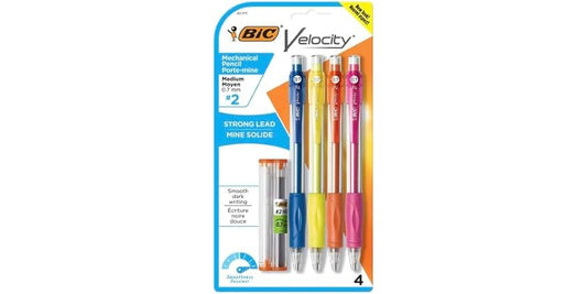 BiC Velocity Mechanical Pencil, 4 count