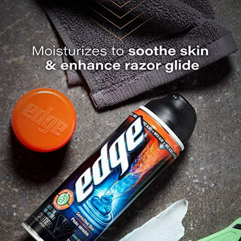 edge Sensitive Skin Men's Travel Shave Gel, 2.75 oz