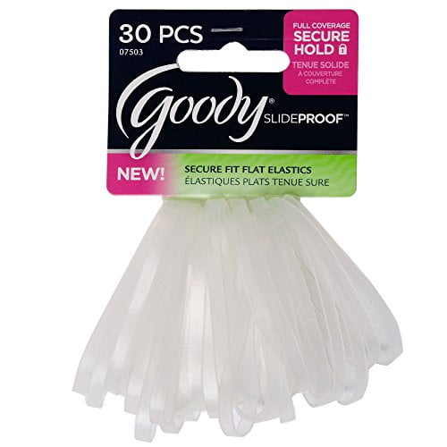 Goody #30785 Slide Proof 4Mm Elastics 10 Count Black (3in)