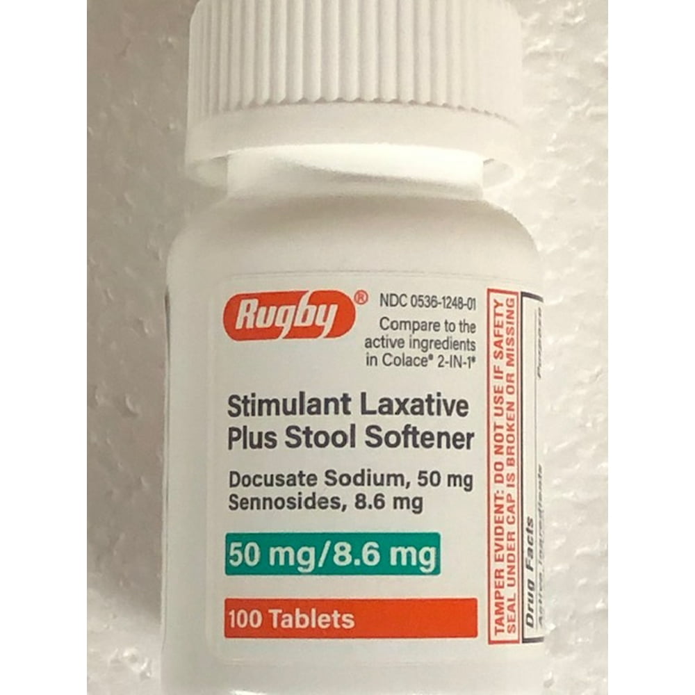 SENNA-DOCUSATE 8.6-50 MG TAB 300 UD