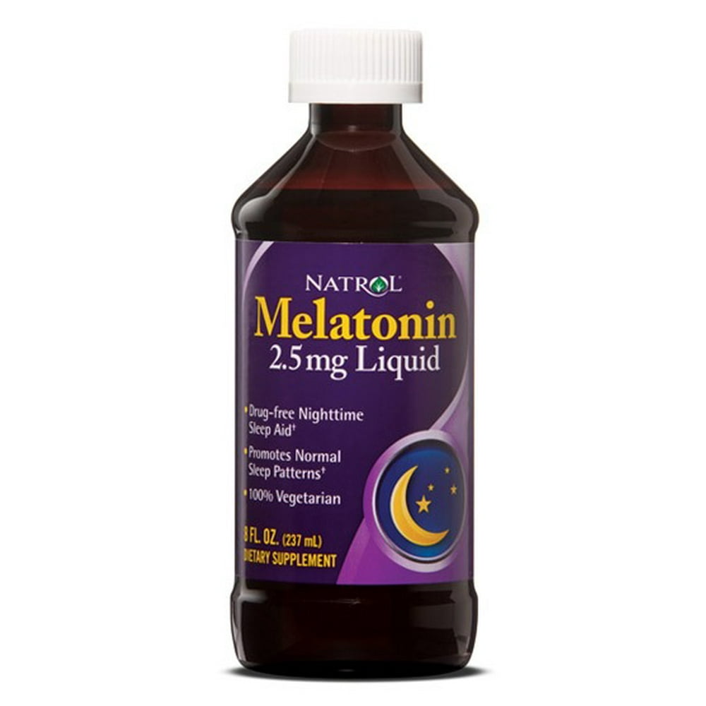 MELATONIN 2.5MG LIQUID 8OZ NATROL