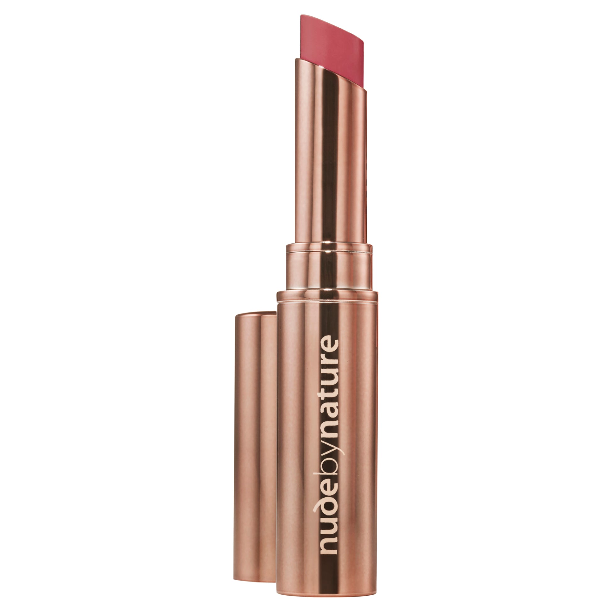 nude by nature Creamy Matte Lipstick - 07 Red Blossom