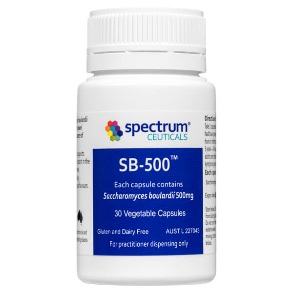 SACCHAROMYCES BOULARDII 500 MG CAP 50 UD