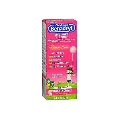 BENADRYL CHD LQ 12.5MG/5ML 118ML