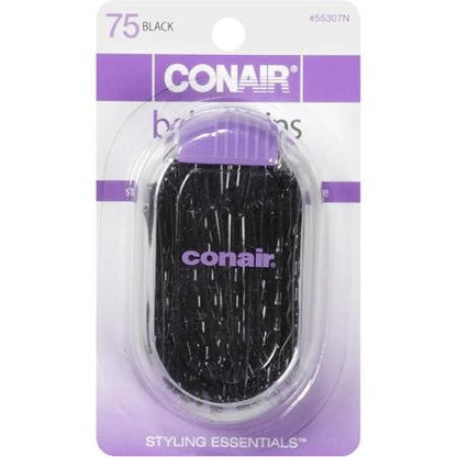 CONAIR Styling Essentials Bobby Pins - Black, 45 count