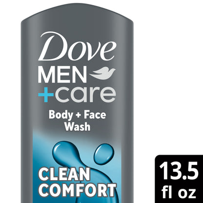 Dove Men + Care Body and Face Wash - Clean Comfort, 3 oz