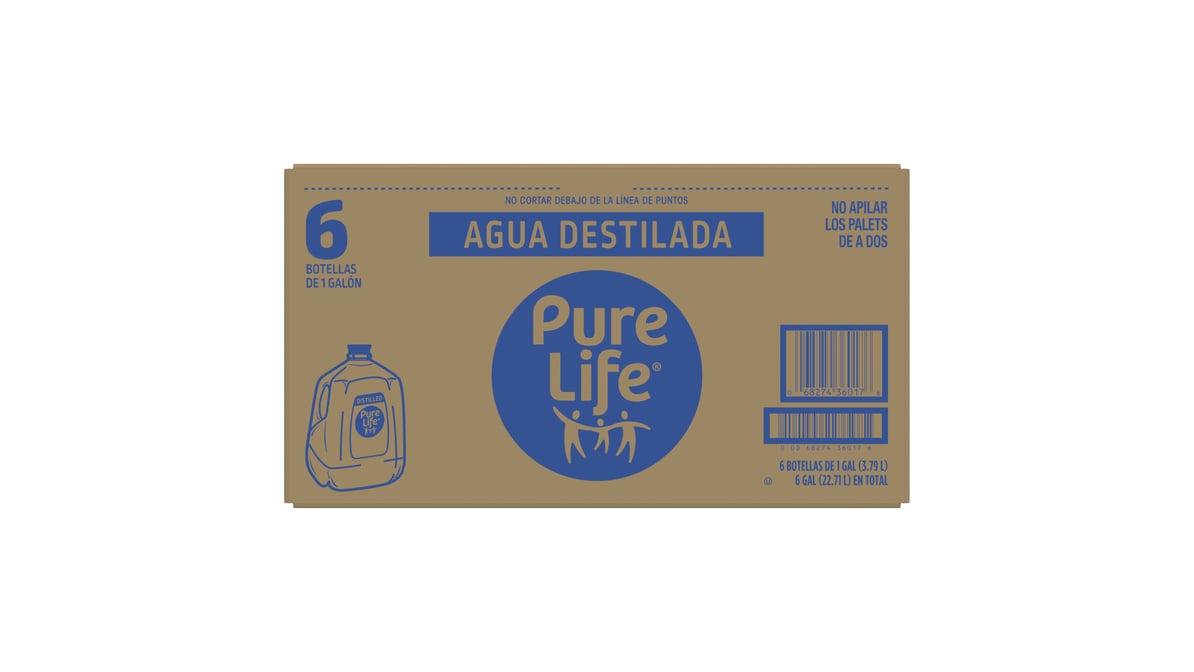 PURE LIFE DISTILLED LQ 6X3790ML