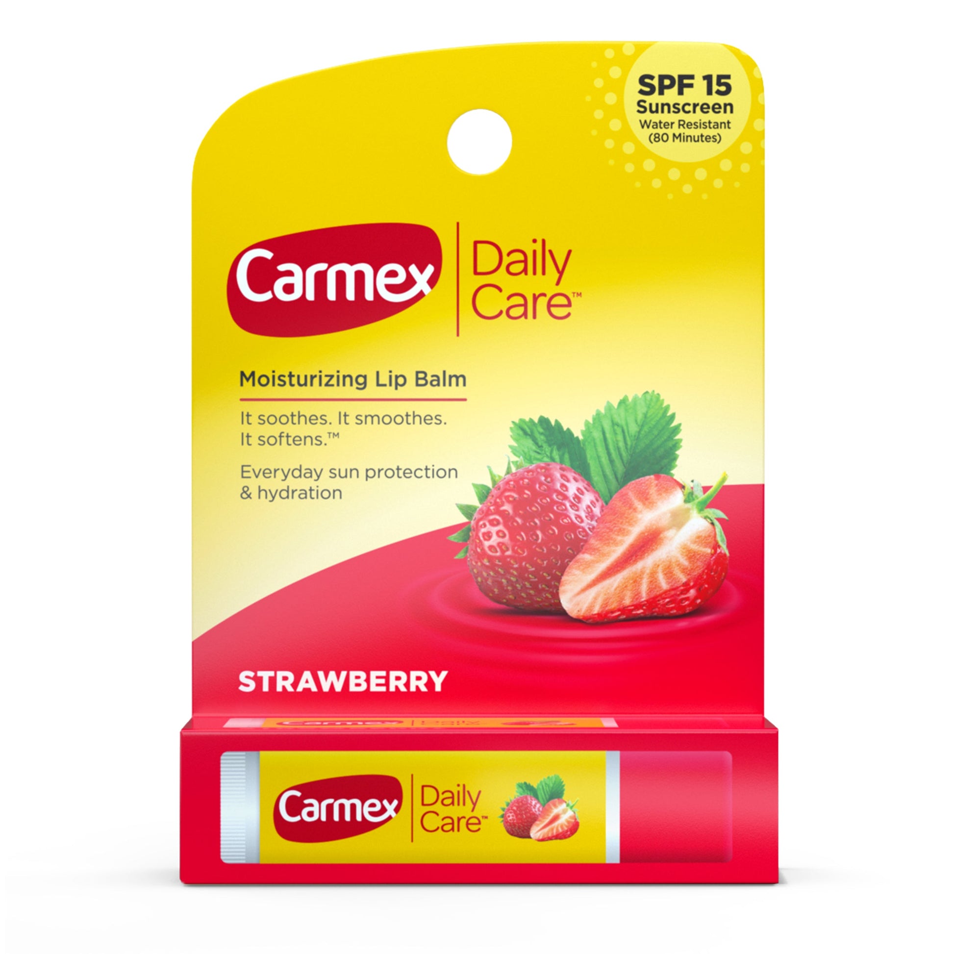 CARMEX DAILY CARE STRWBRY LPB 12X0.15 OZ