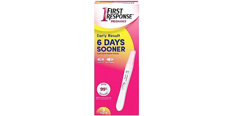 FIRST RESPONSE PREGNANCY TS 3