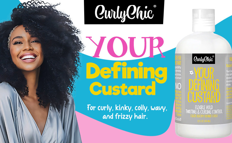 CURLYCHIC CURLY CUSTARD   11.5Z