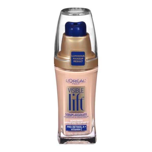 L'ORÉAL PARIS Visible Lift Serum Absolute Lightweight Foundation, 145 Classic Ivory, 1 oz