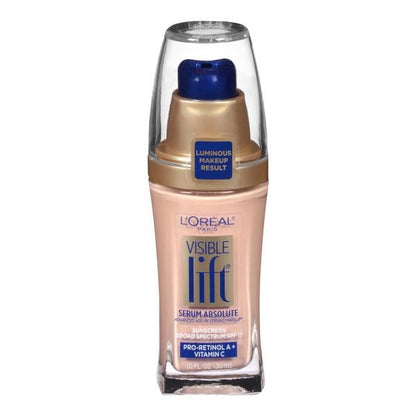 L'ORÉAL PARIS Visible Lift Serum Absolute Lightweight Foundation, 145 Classic Ivory, 1 oz