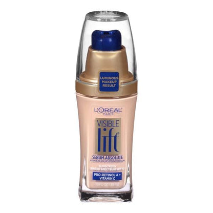 L'ORÉAL PARIS Visible Lift Serum Absolute Lightweight Foundation, 143 Soft Ivory, 1 oz