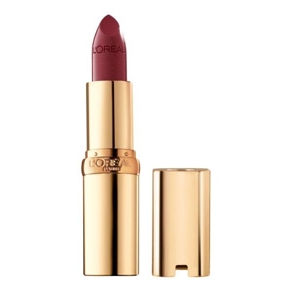 L'Oreal Paris Colour Riche Original Satin Lipstick for Moisturized Lips, Golden Grape, 0.13 oz
