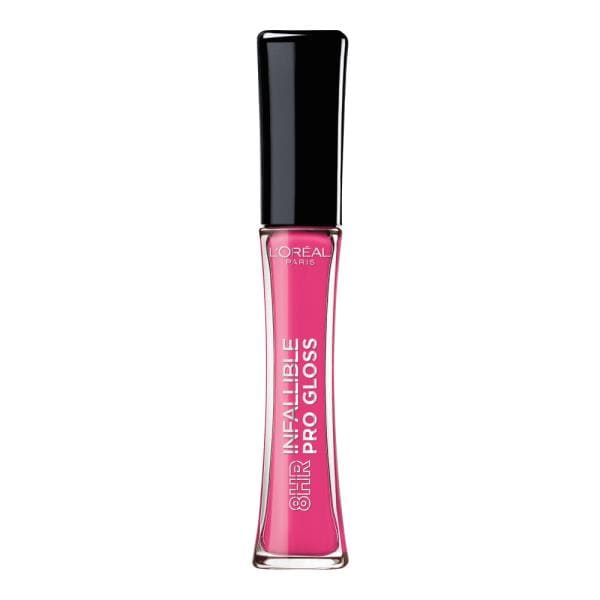 L'ORÉAL PARIS Infallible 8 Hour Pro Lip Gloss, Hydrating Finish, 885 Shell Pink, 0.21 fl. oz.