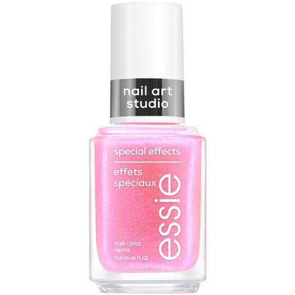 essie Nail Art Studio special effects nail polish, pearl, vegan, blue, frosted fantasy, 0.46 fl oz