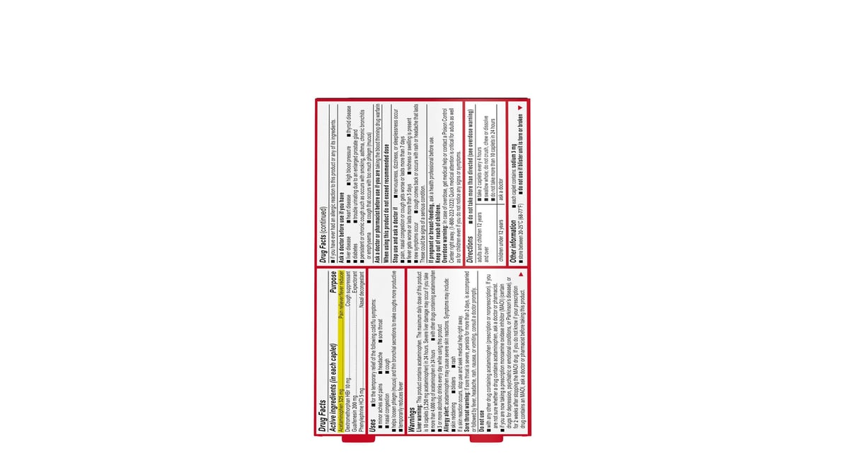 TYLENOL C/F M/ACT TB 24 ES CPLT