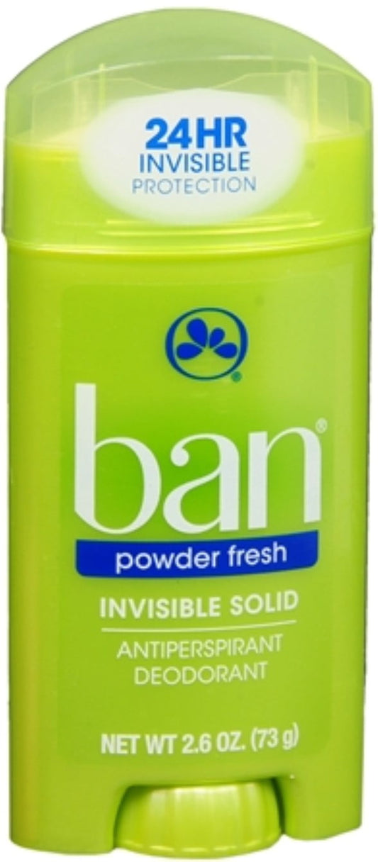 BAN INVISIBLE SOLID SHOWER FRESH 2.6OZ