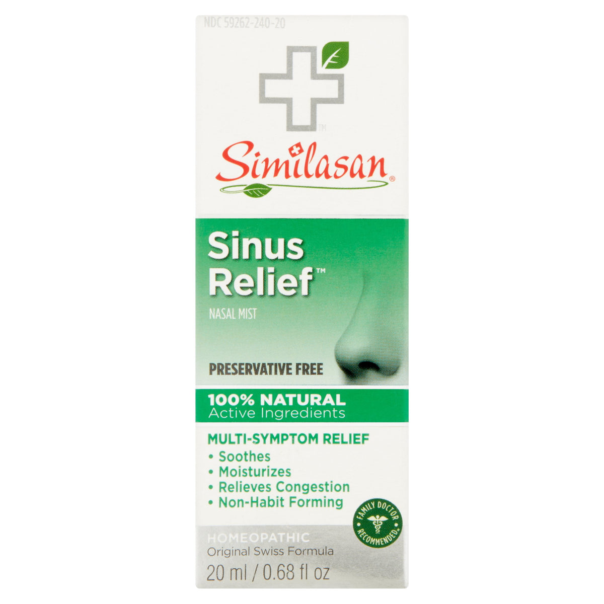 Sinus Relief Nasal Mist; Multi-Symptom Relief