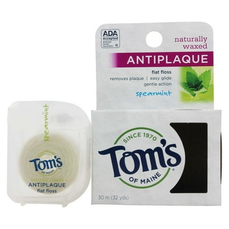 TOM'S OF MAINE FLOSS,ANTI PLQ,FLAT,SPRMN