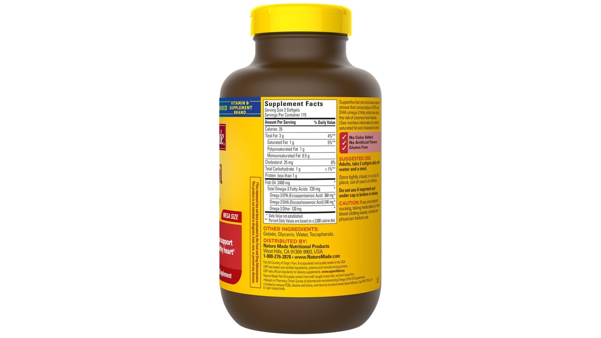 FISH OIL GC 1200MG 60 ODRLS SFG