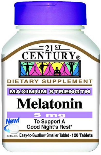 MELATONIN 12 MG QD CHRY TAB 120CT 21ST C