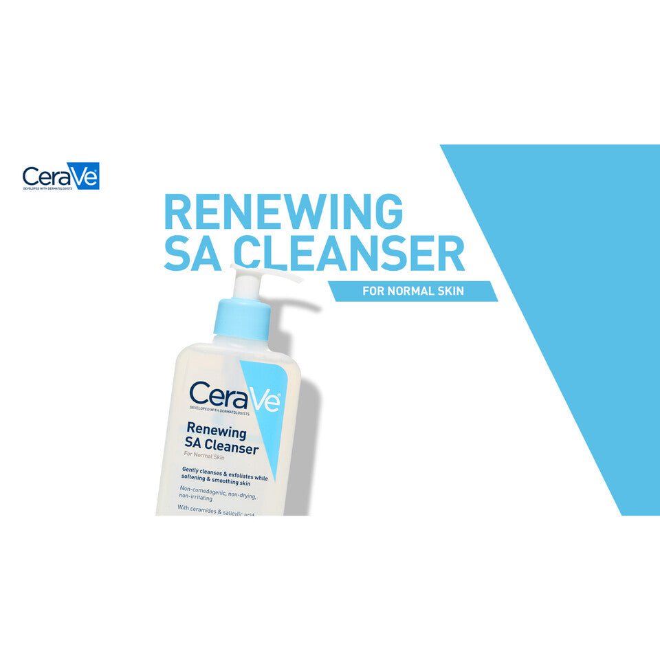 CeraVe Renewing SA Cleanser for Normal Skin, 8 oz